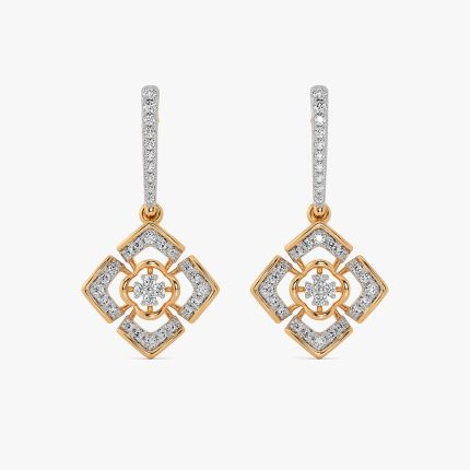 Glow 14Kt Yellow Gold Diamond Earrings