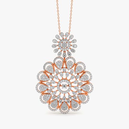 Nature Inspired Diamond Pendant