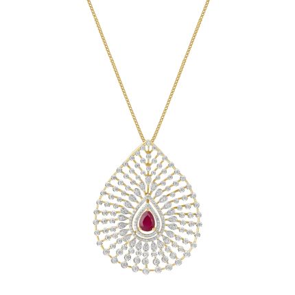 Glowing Diamond Pendant