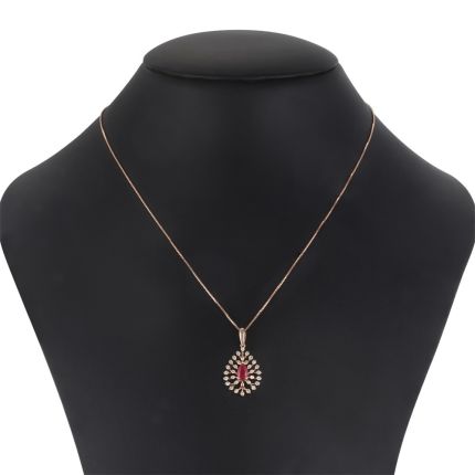 Mesmerising Rose Gold and Diamond Pendant