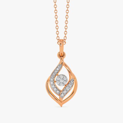 Twinkle Drop Diamond Pendant