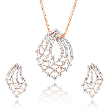 Modern Elegance Drop Pendant Set