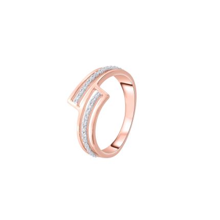 Beautiful Diamond Ring in 14KT Rose Gold