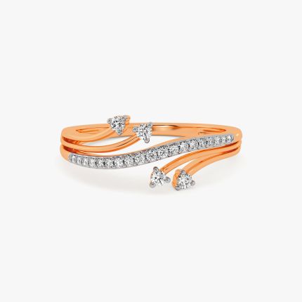 Stunning 14KT Rose Gold Ring