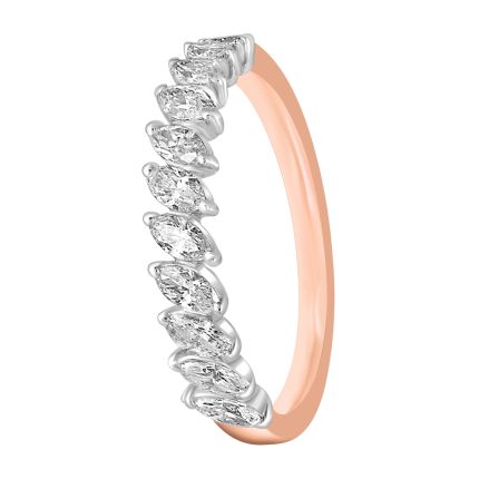 Stunning Rose Gold and Diamond Ring