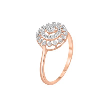 Brillaint Cluster Design Diamond Finger Ring
