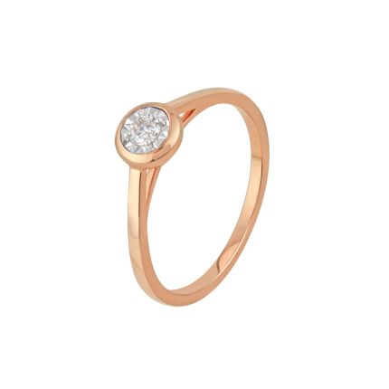 Elegant Diamond Cocktail Finger Ring
