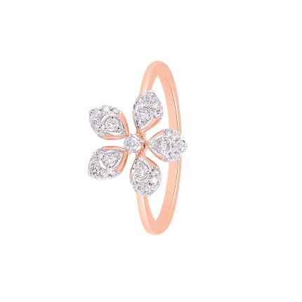 Gorgeous Floral Diamond Finger Ring