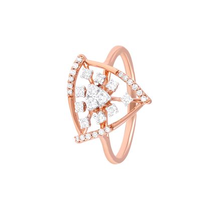 Cherished Geometric Diamond Finger Ring