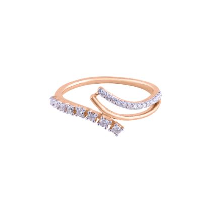 Classy 14KT Rose Gold Finger Ring
