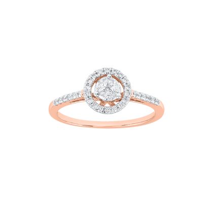 Aesthetic Floral Cocktail Ring