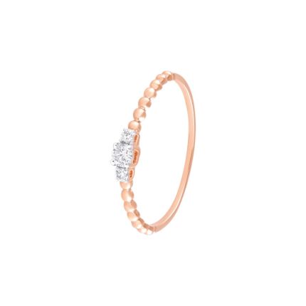 Rose Embrace Womens Diamond Ring