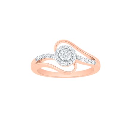Promise of Roses Womens Diamond Ring