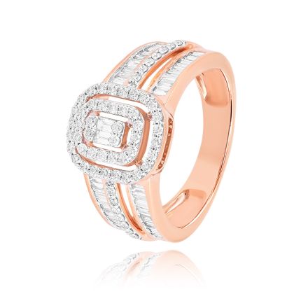 Beautiful 18KT Rose Gold Women Ring