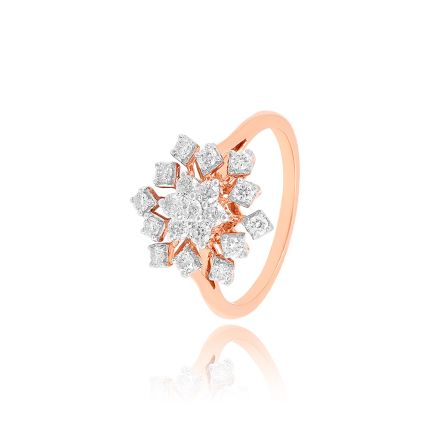 Radiant Petal Diamond Ring