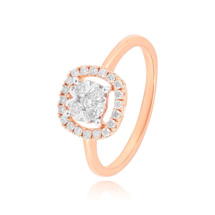Sparkling Cluster Diamond Ring