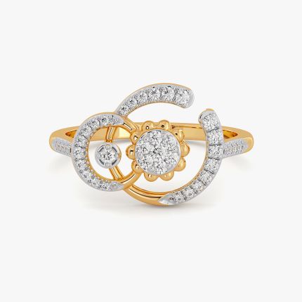 Charming Cosmos 14KT Diamond Ring
