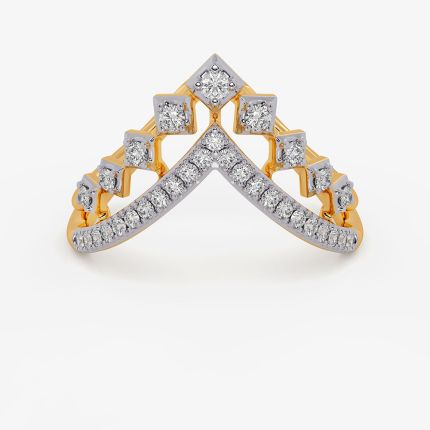 Celestial Geometric Yellow Vanki Ring