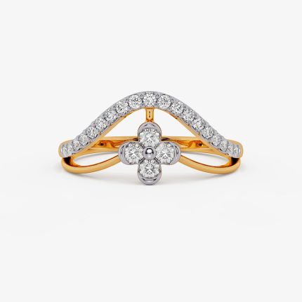 Signature Floral Yellow Diamond Ring