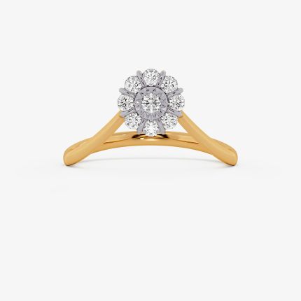 Radiance Floral Yellow Vanki Ring