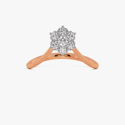 Grace Floral Rose Vanki Ring