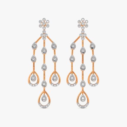 Aesthetic Rose Gold Earrings