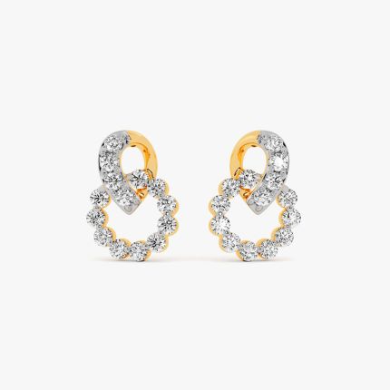 Minimal Yellow Gold Earring