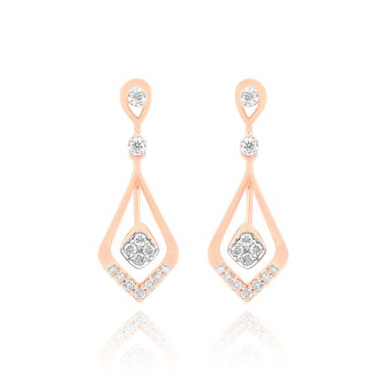 Glow Drop Diamond Earrings