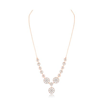 Circular Beauty Diamond Necklace