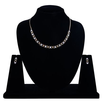 Stunning 18KT Rose Gold Jewellery Set