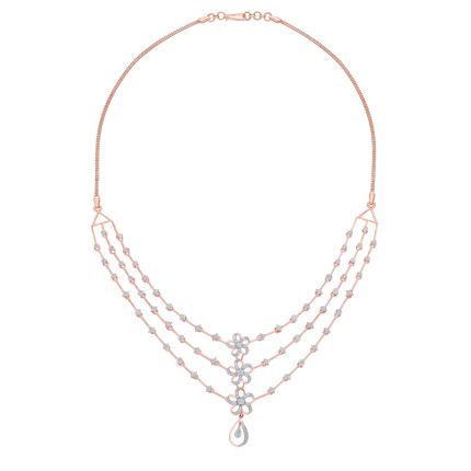 Fashionable Diamond Astra Necklace