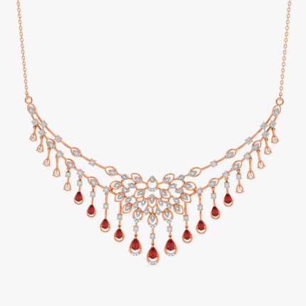 Glorious Diamond Astra Necklace