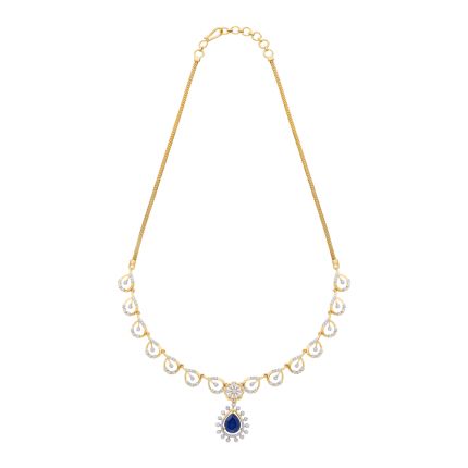 Dazzling Diamond and Rose Gold Necklace