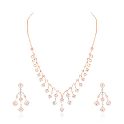 Stellar Splendor Diamond Necklace Set