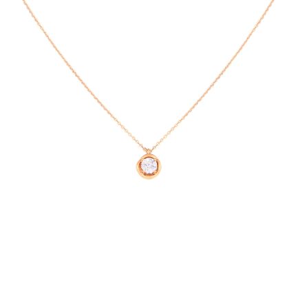 Graceful Composite Diamond Rose Necklace