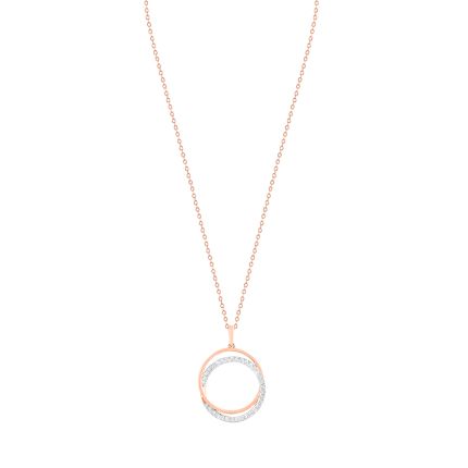 Elegant Geometric Design Rose Gold Necklace