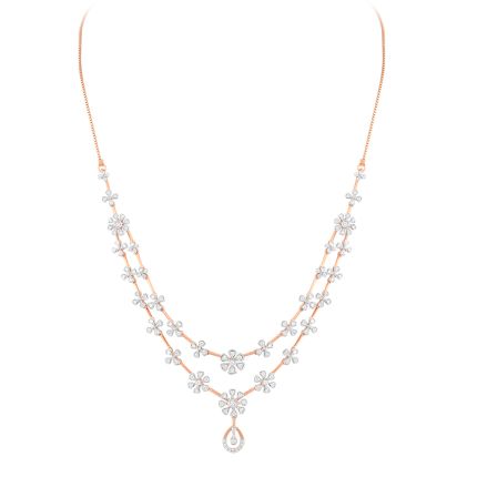 Exquisite Layered Rose Gold Necklace