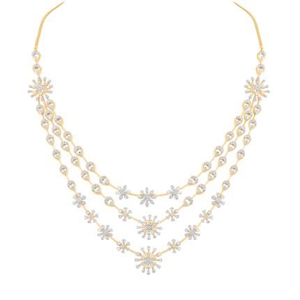 Gorgeous Multi-layered Diamond Necklace