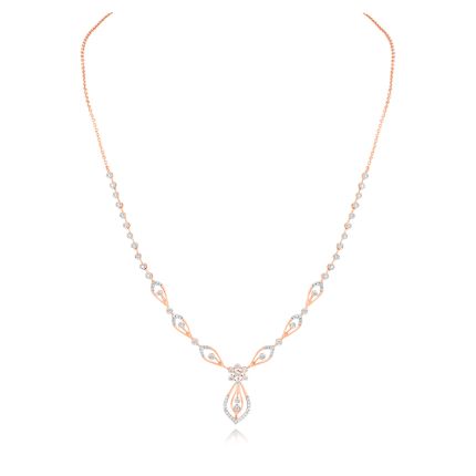 Leaf Embrace 18KT Rose Gold Necklace