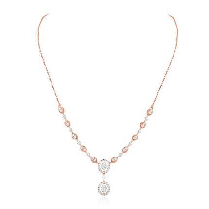 Timeless Grace Rose Gold Necklace