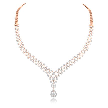 Cluster of Stars Diamond Necklace