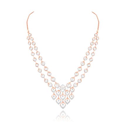 Regal and Timeless Diamond Necklace