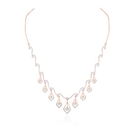 Glow Drop Diamond Necklace
