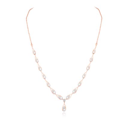 Diamond Grace Teardrop Necklace