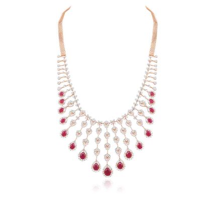 Red Drop Elegance Necklace