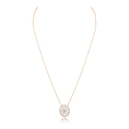 Lustrous Star Diamond Necklace