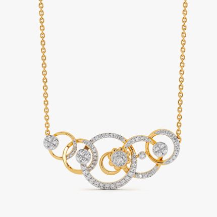 Chic Cosmos 14KT Diamond Necklace