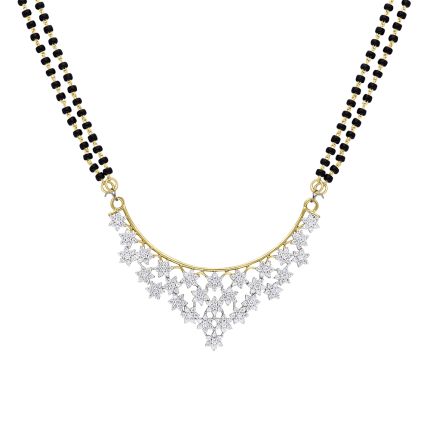 Mangalsutra Tanmaniya Studded With Diamonds