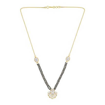 Gorgeous Ridged Shell Design Diamond Tanmaniya