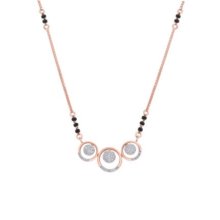 Burnished Geometric Diamond Tanmaniya with Chain